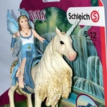 Schleich Bayala Eyela Riding On Golden Unicorn Toy 42508 New W/box Wear Pic. Price: $11.00.