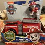 Nickelodeon Paw Patrol Marshall's Engine, Firetruck With Figure Age 3+, Nip New. Price: $7.00.