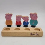 Peppa Pig Toys Wooden Family Figures Only No Block Piece Kit F4802 New. Price: $10.99.