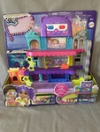 Pocket Pollyville Dolls Drive-in Movie Theater With & Playset Micro Read Used. Price: $21.99.