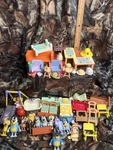 Disney Bluey Moose Random Figure Furniture Lot Of 58 Nana Honey Pieces Used. Price: $54.95.