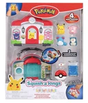 Squish-a-longs Pok Mon Center Playset Pikachu Chansey Marill Snorlax Toy New. Price: $35.99.