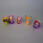 Mattel My Mini Mixieqs Figure Lot Of 5 Fox Monster Floral Pink Orange Yellow Used. Price: $15.29.