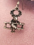 Adorable 925 Silver Moose Flying Bi-plane Earring Set Pre-owned. Price: $12.99.