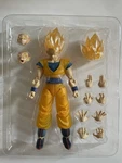 Tamashii Store Exclusive S.h. Figuarts Super Saiyan Goku Z Fighter Action Figure Used. Price: $60.00.
