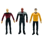 Flexfigs Star Trek Captains Action Figurines 3 Character Pack Kirk Picard Sisko Used. Price: $24.95.