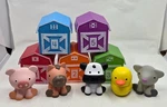 Learning Resources Peekaboo Farm Animals Counting Barns Finger Puppets Toys Used. Price: $6.99.