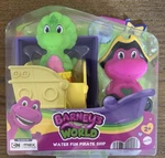 Barney's World Water Fun Pirate Ship 4 Piece Set Fisher Price New. Price: $10.00.