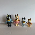 Bluey The Show Bingo Chilli Bandit Family 4 Pack Action Figures Used. Price: $12.96.