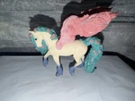 Schleich Flower Pegasus Horse Bayala Fantasy 2019 Floral Pink Teal Figure 70590 Used. Price: $14.99.