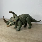 Jurassic World Sound Strike Sinoceratops Medium Dinosaur Figure Movable Joints Used. Price: $18.00.