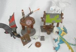 How Train Your Dragon Playset Attack Deadly Nadder Toothless Spin Master Lot Used. Price: $115.00.