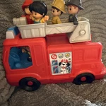 Fisher-price Little People Toddler Toy Fire Truck With Lights & Sounds Used. Price: $19.99.