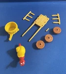 Smurfs 40100 Snail Carriage (cart, Wagon) Vintage Schleich Figure Pvc 1980 Parts Used. Price: $19.99.