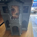 Kenner Batman Wayne Manor Playset Gray Plastic Building And Batmobile Used. Price: $150.00.