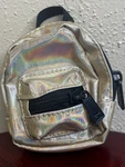 Real Littles Moose Micro Gold Metallic Backpack Kids Accessory Used. Price: $9.99.