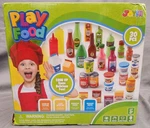 New 30 Pcs Play Food Kitchen Grocery Cans Toy Kids 3+ Years Joyin Box. Price: $20.00.