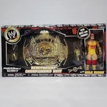 2006 Wwe Misb Heavyweight Championship Belt & 6" Hulk Hogan Figure Jakks Pacific New. Price: $75.00.