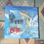 Rare Seaworld 8-PIECE Boxed Playset Diver Figure Shark Ray Submarine Accessories New. Price: $30.00.