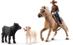 Schleich Farm World Western Riding Adventures W/cowboy Playset #42578 New. Price: $29.98.