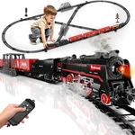 Pupu Pig Model Train Set, Remote Control Toys With 3WAY Smoke Locomotiv... New. Price: $134.25.