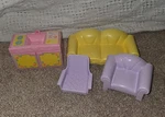 Vintage My Little Pony Paradise Estate Sink Couch Chairs For Play Set G1 Hasbro Used. Price: $14.99.