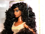 New Naturalistas Doll Dayna Aa 11.5" Fashion Curly Hair Gold Dress 2023 Nib. Price: $19.75.