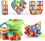 Coodoo Upgraded Magnetic Blocks Tough Tiles Stem Toys For 3+ Year Old Boys And New. Price: $22.00.