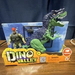 Chap Mei Dino Valley Danger Playset Soldier & Raptor Figures Accessories Boxed New. Price: $12.79.