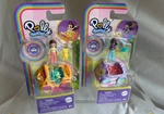 2 Polly Pocket Micro Dolls W/mini Pet & Die Cast Car Hedgehog And Cat Travel Toy New. Price: $14.99.