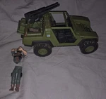 Vintage 1984 G.i Joe Attack Vehicle 4647 Vamp Hasbro W/ Figure (damaged) Used. Price: $119.99.