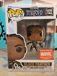 Black Panther Funko Pop #1122 Wakanda Forever Marvel Collector Corps- P175 Used. Price: $14.00.