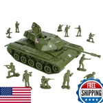 Tim Mee Toy Walker Bulldog Tank Playset- Od Green 13PC Made In Usa New. Price: $63.84.