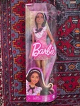 Mattel Barbie Fashion Doll 12" Brunette Pink Plaid Dress 209 HJT06 Nrfb New. Price: $9.99.