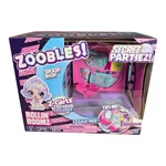 Zoobles Splash Bash Playset Secret Partiez Figure Z-girlz Exclusive Rollin Roomz New. Price: $10.00.