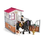 Horse Box With Club Tori & Prince - Schleich New. Price: $103.19.