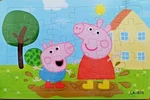 Hot Peppa Pig Family 30 Pcs Wooden Toys Jigsaw Puzzles Best Gifts For Kids New. Price: $7.18.