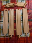 Thomas & Friends/brio/first Learning Wooden Railway Train 4 Curved Tracks Used. Price: $21.00.