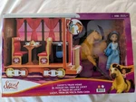 New Mattel Dreamworks Spirit Untamed Lucky's Train Home Playset Doll Horse. Price: $29.98.