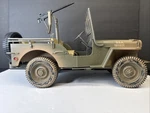 Hasbro Gi Joe 12" Wwii 1941 Jeep Willys Army 1:6 Scale W/ Turret Gun (2001) Used. Price: $119.00.