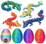Tboline 4PCS 3D Printed Dragon Egg, Articulated Crystal Animals Fidget Toys, Sma New. Price: $24.49.