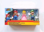 Jakks Pacific Super Mushroom Kingdom 3 Figure Pack Mario, Peach, Luigi Nib New. Price: $49.99.