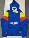 Large Pokemon Target Starter Jacket Kanto Region Pullover Windbreaker Hand New. Price: $249.99.