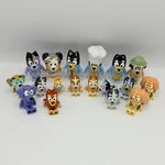 Bluey And Friends Family Figures Toys Lot Of 18 Moose Used. Price: $15.00.