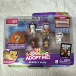 Jazwares Adopt Me! Perfect Pups Multicolor Dog Figure Set Water-reveal Egg Boxed New. Price: $9.99.