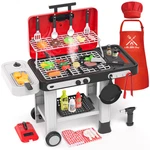 Aojieni 86PCS Kids Kitchen Toys Grill Playset Smoke Sound Light New. Price: $94.95.