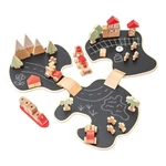 Polydron Story Island Creative Wooden/ Childrens Toy Playset New. Price: $124.77.
