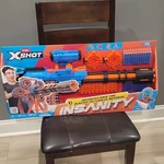 Zuru X-shot Insanity Motorized Rage Fire Dart Blaster Toy 36605 New. Price: $30.00.