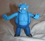 Simpsons Mcfarlane Blue Demon Devil Figure, Ironic Punishment Donut Hell Set Used. Price: $111.99.