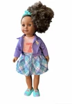 My Life As Posable 18 Inch Doll, Chloe, Dark Brunette Hair, Brown Eyes Used. Price: $18.00.